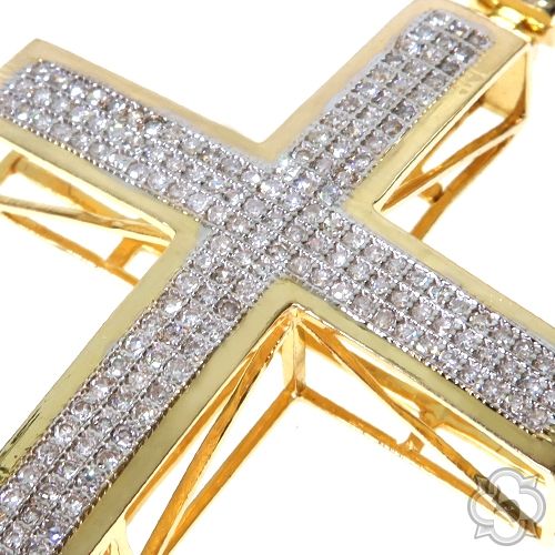 10K Gold Junior Diamond Cross 10383 - Image 8