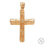 10K Gold Junior Diamond Cross 10383 - Image 9