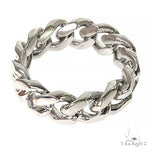 .925 Silver 6-8mm Miami Cuban Link Ring 67413 - Image 2