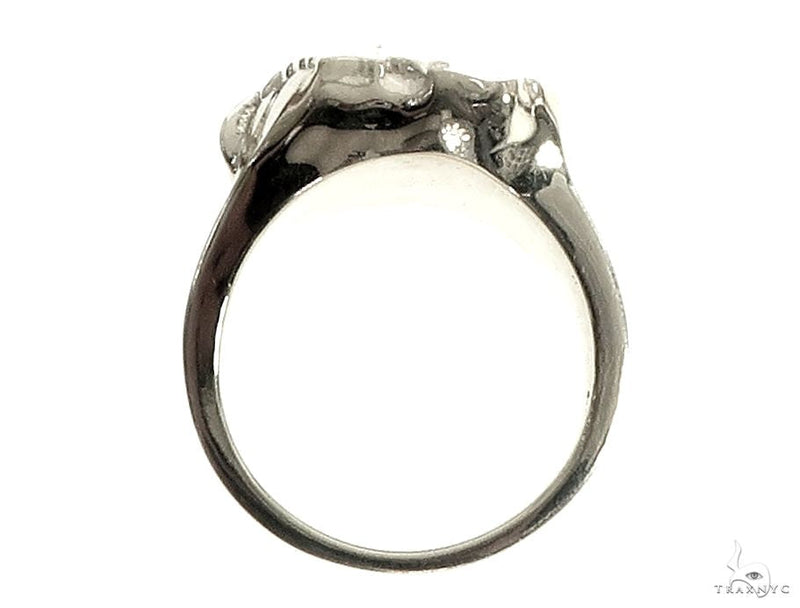 .925 Silver African Lion Face Ring, photo 6 of 6