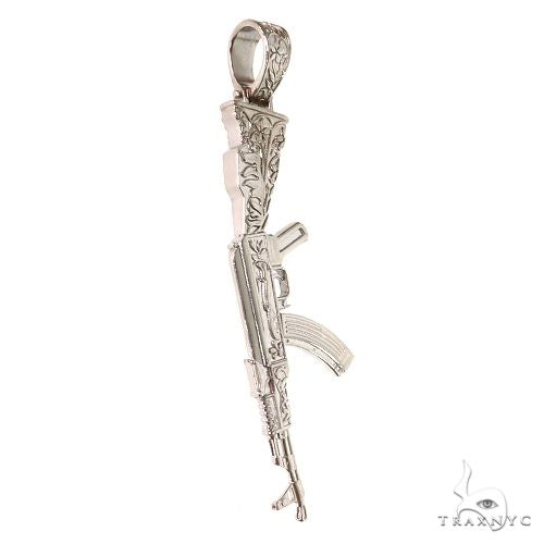.925 Silver Ak 47 Pendant, photo 2 of 7