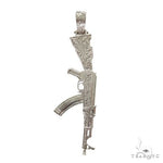 .925 Silver Ak 47 Pendant 69868 - Image 3