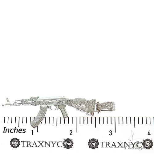 925 Silver Ak 47 Pendant 69868 | TraxNYC
