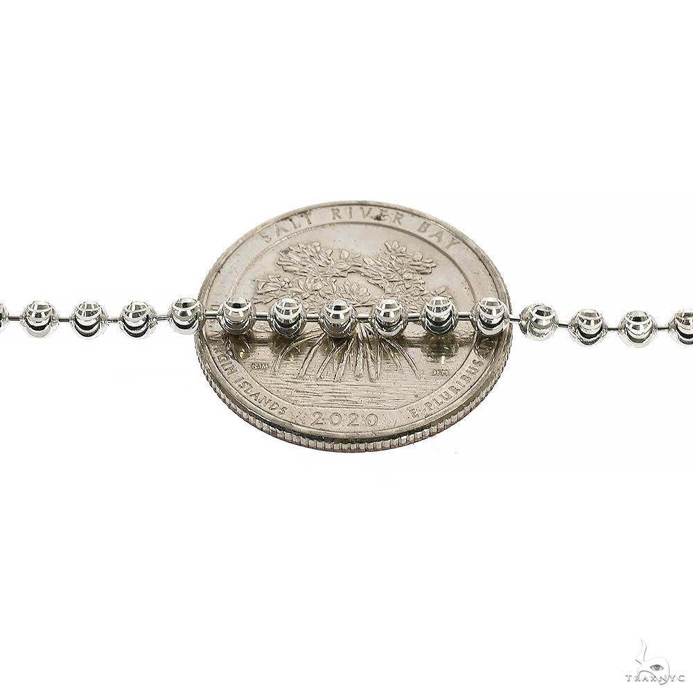 925 Silver Ak 47 Pendant Moon Cut Chain Set 70058 | TraxNYC