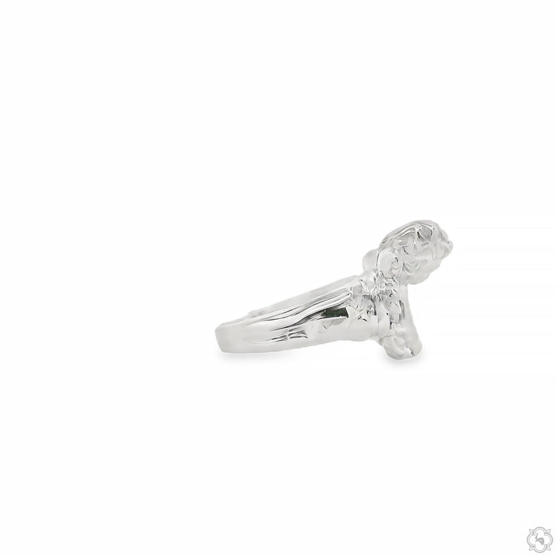 .925 Silver Angel Ring 70491 - Image 4