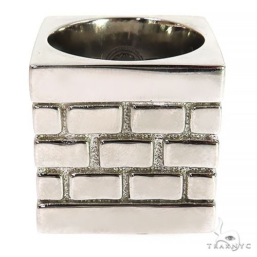 .925 Silver Brick City Ring 68722 - Image 2