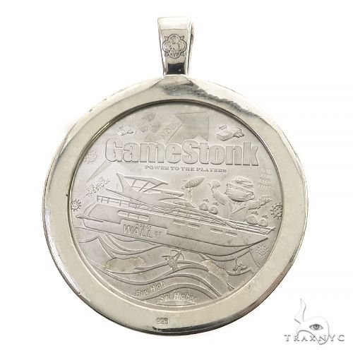 .925 Silver Coin Pendant 68525 - Image 4