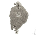 .925 Silver Diamond Crow Skull Face Pendant 66459 - Image 3
