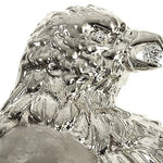 .925 Silver Diamond Crow Skull Face Pendant 66459 - Image 5