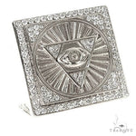 .925 Silver Diamond Pyramid Evil Eye TraxNYC  Ring 66461 - Image 1