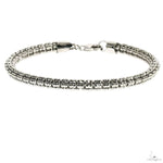 .925 Silver Iced Link Bracelet 5mm 8 Inches 70104 - Image 1