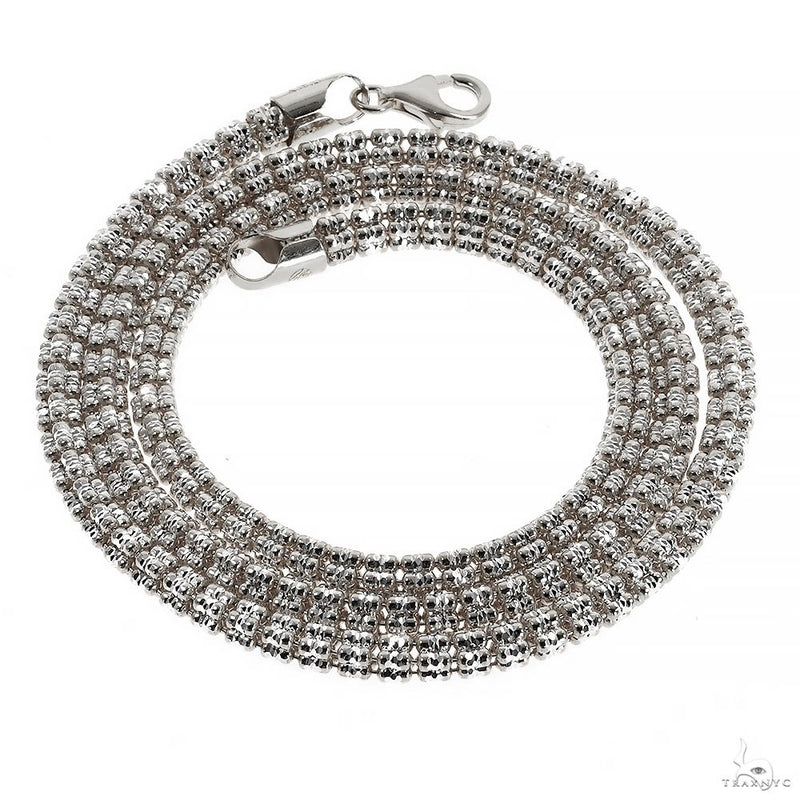 .925 Silver Iced Link Chain 5mm 22 Inches 70101 - Image 3