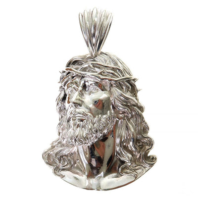 .925 Silver Jesus Pendant [Large]