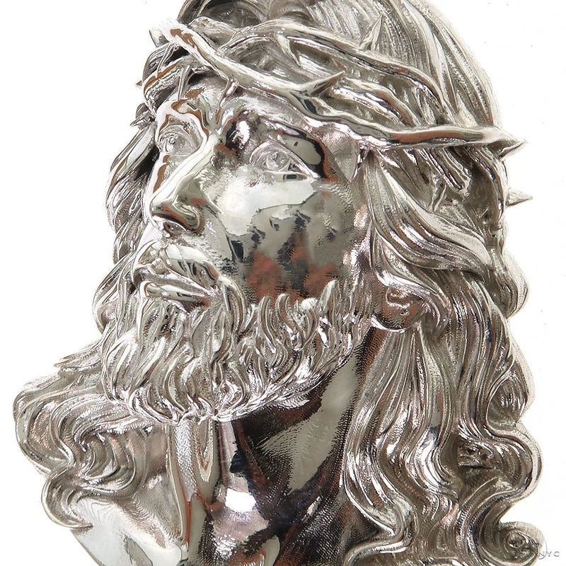 .925 Silver Jesus Pendant Large 69906 - Image 3