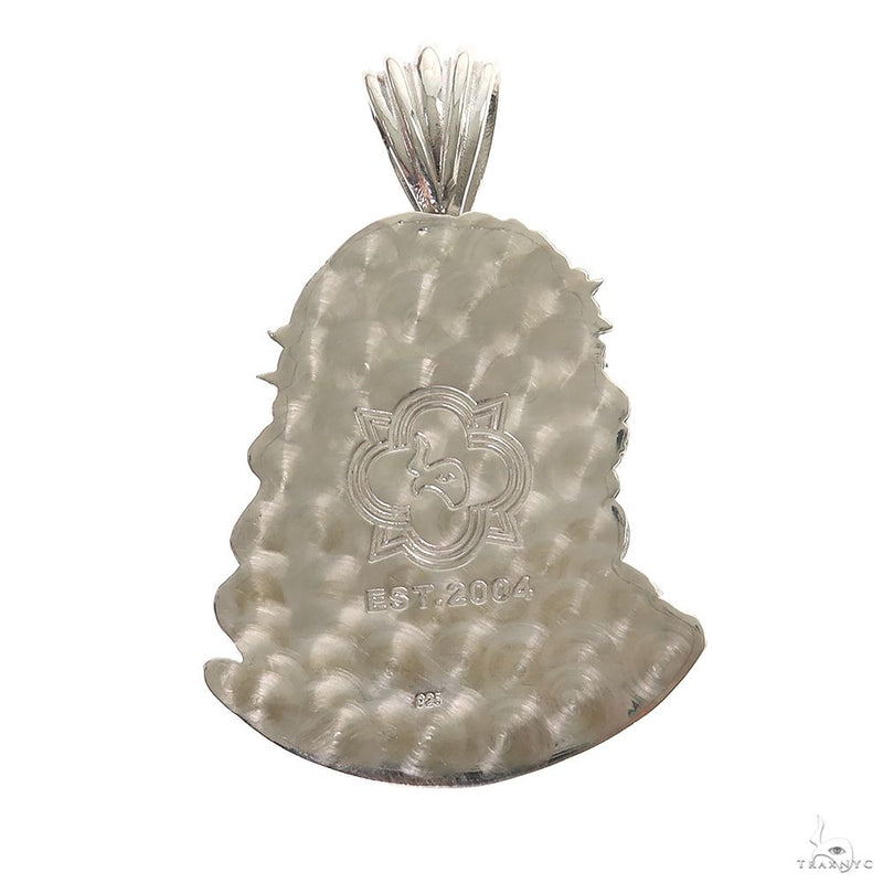 .925 Silver Jesus Pendant Large 69906 - Image 4