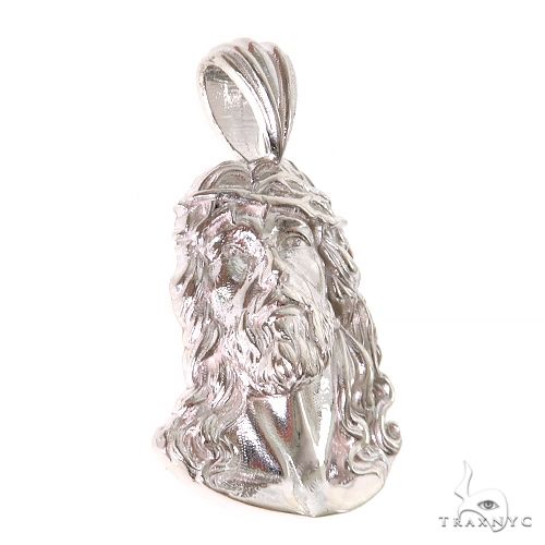 925 Silver Jesus Pendant [Small] 69919 – TraxNYC