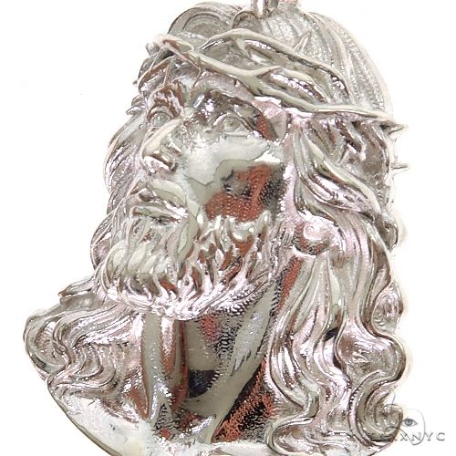 .925 Silver Jesus Pendant 69919 - Image 3