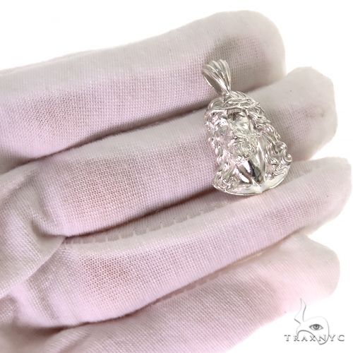.925 Silver Jesus Pendant 69919 - Image 7