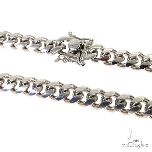 .925 Silver Large  St. Lazarus Cuban Chain Set, photo 7 of 8
