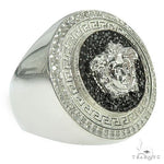 .925 Silver Light Medusa Diamond Ring 66463 - Image 1
