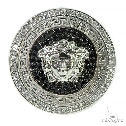 .925 Silver Light Medusa Diamond Ring 66463 - Image 2