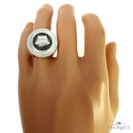 .925 Silver Light Medusa Diamond Ring 66463 - Image 6