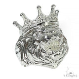 .925 Silver Lion King Diamond Ring 66462