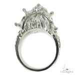 .925 Silver Lion King Diamond Ring 66462 - Image 6