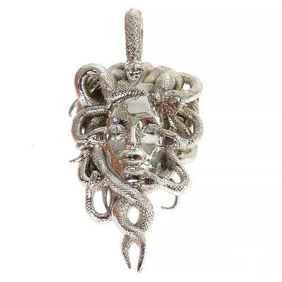 .925 Silver Medusa Pendant