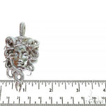 .925 Silver Medusa Pendant Set 69582 - Image 7