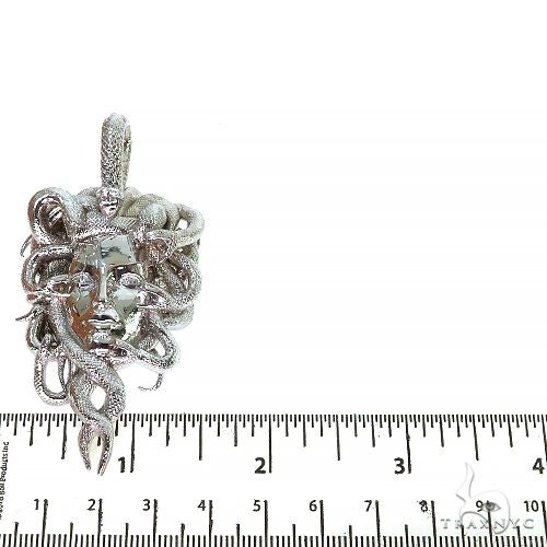 .925 Silver Medusa Pendant Set, photo 7 of 9