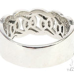 .925 Silver Miami Cuban Link Diamond Ring 67428 - Image 4