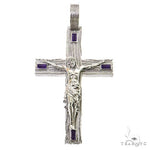 .925 Silver Midnight Redemption Cross Pendant 69572 - Image 1