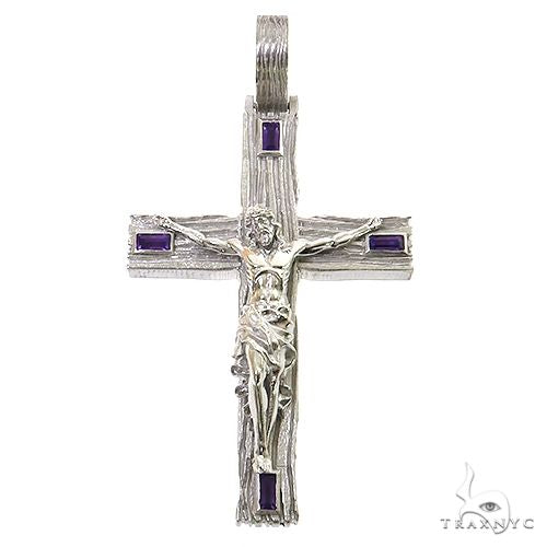 .925 Silver Midnight Redemption Cross Pendant 69572 - Image 1