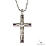 .925 Silver Midnight Redemption Cross Pendant Set 69686 - Image 1