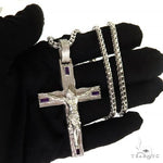 .925 Silver Midnight Redemption Cross Pendant Set 69686 - Image 7
