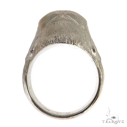 .925 Silver Rhodolite Gorilla Ring 68946 - Image 5