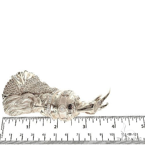 .925 Silver Skanderbeg Albanian Military Commander Pendant 67432 - Image 6