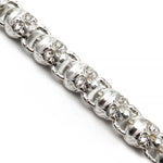 .925 Silver Skull Bracelet 70285 - Image 3