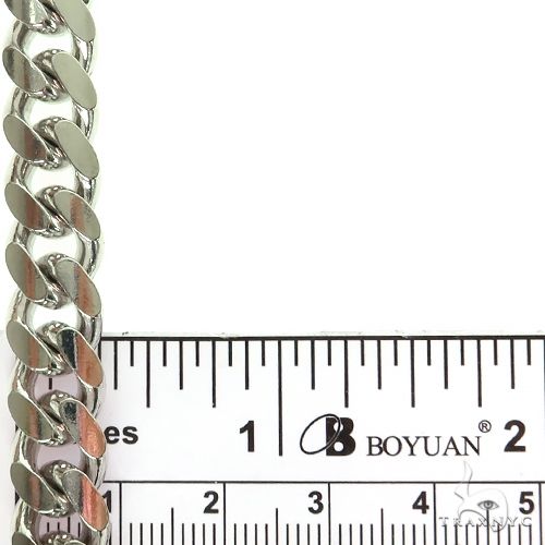 .925 Silver Spikes Crown Jesus Head Pendant [Cuban Set], photo 8 of 9