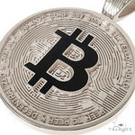 .925 Silver TraxNYC Spinning Bitcoin Pendant 67367 - Image 3