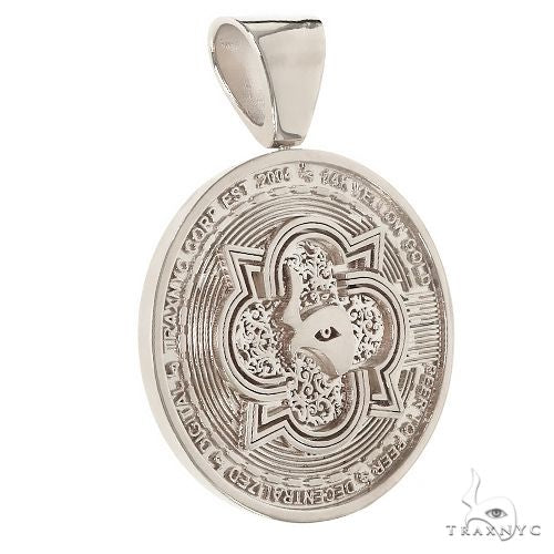 .925 Silver TraxNYC Spinning Bitcoin Pendant, photo 4 of 8