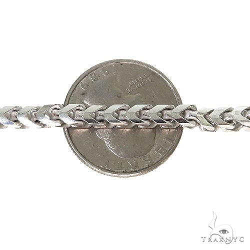 .925 Silver TraxNYC Spinning Bitcoin Pendant With Franco Chain Set 67384 - Image 6