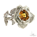 .925 Silver Sunlit Rose Ring 69996 - Image 1