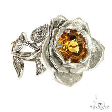 .925 Silver Sunlit Rose Ring 69996 - Image 1