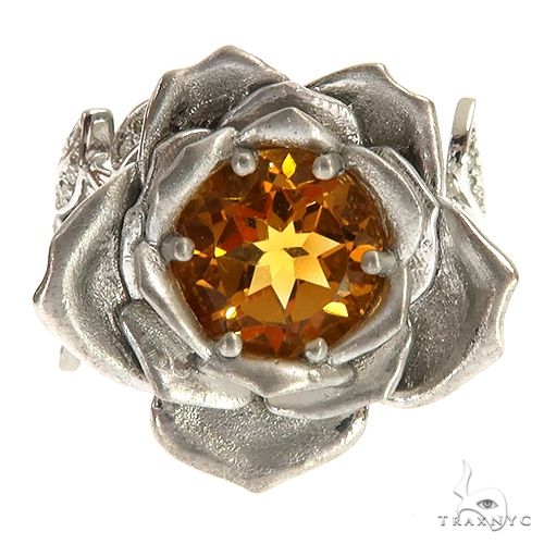 .925 Silver Sunlit Rose Ring 69996 - Image 2