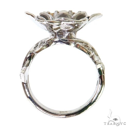 .925 Silver Sunlit Rose Ring 69996 - Image 5