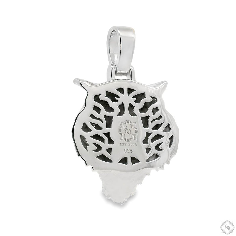 .925 Silver Tiger Head Pendant  Large, photo 7 of 7