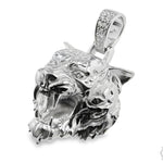 .925 Silver Tiger Head Pendant 2 -Large 70675 - Image 3