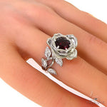 .925 Silver Velvet Rosefire Ring 69997 - Image 7